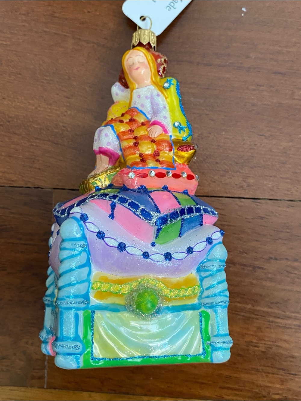 Hans Christian Andersen Princess on a pea Denmark Ornament